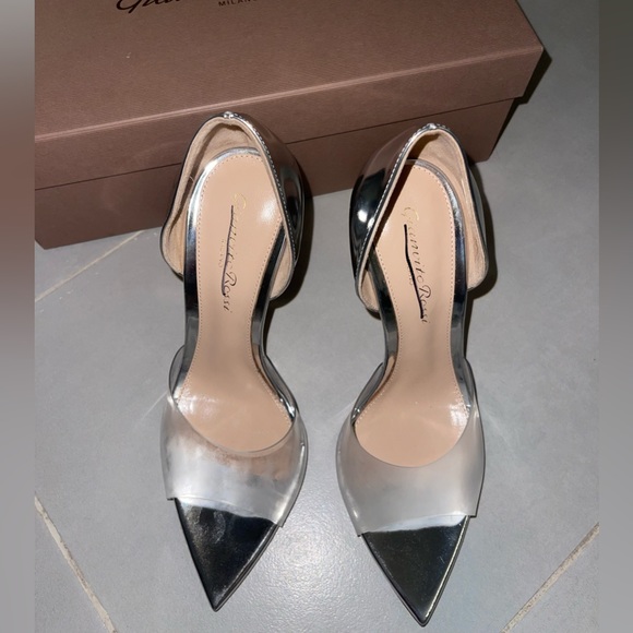 Gianvito Rossi bree leather & vinyl - Picture 14 of 16